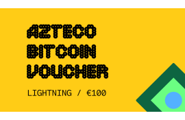 Azteco Bitcoin €100 Voucher (Lightning)