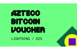 Azteco Bitcoin €25 Voucher (Lightning)