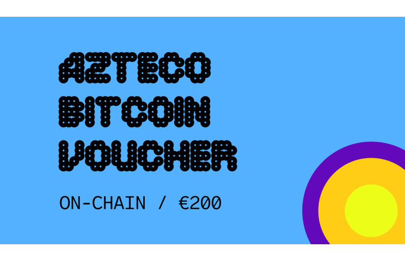 Azteco Bitcoin €200 Voucher (On-Chain)