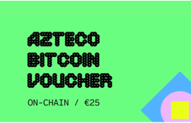 Azteco Bitcoin € 25 Voucher (On-Chain)